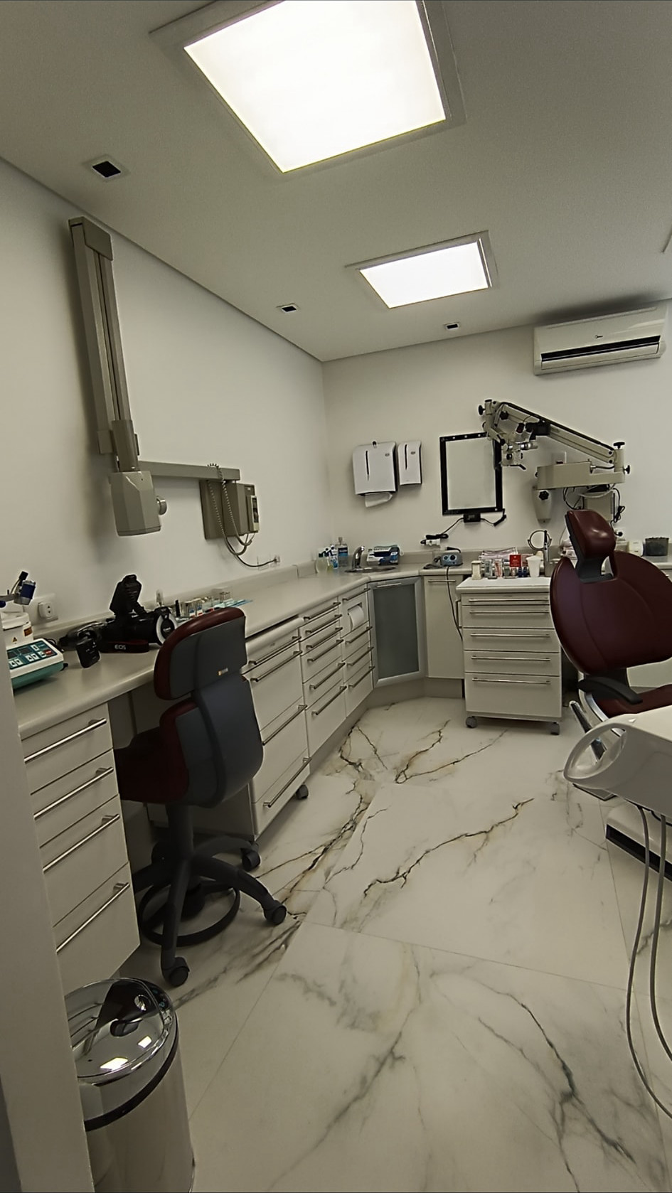 Sala de radiografia digital do Ateliê da Odontologia, em Perdizes, onde se avalia o volume ósseo antes do enxerto